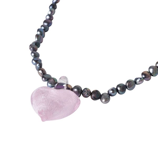 Good Luck Black & Pink Necklace