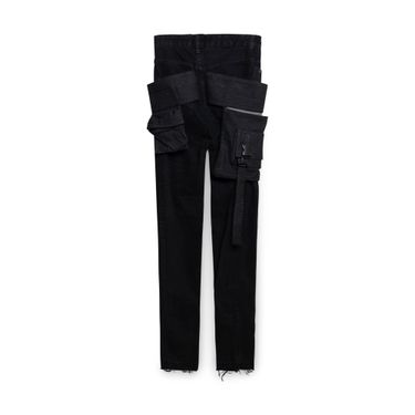 VAL Kristopher Multi Pocket Black Jeans