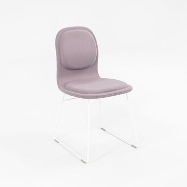 Pair of White Hi Pad Dining Chairs by Jasper Morrison for Cappellini, 2022