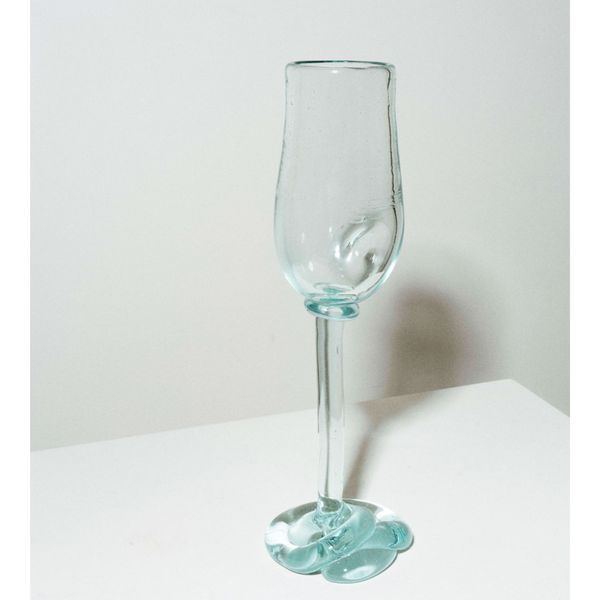 Thaw - Recycled Flute Glass in Clear