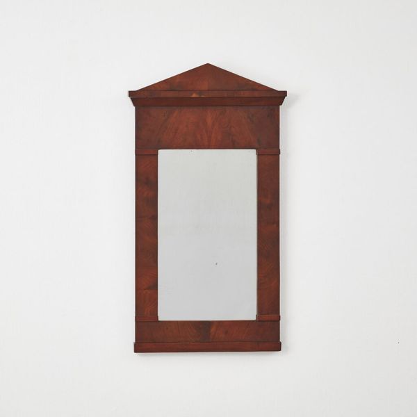 Antique Mahogany Empire Style Mirror, UK, 19th century