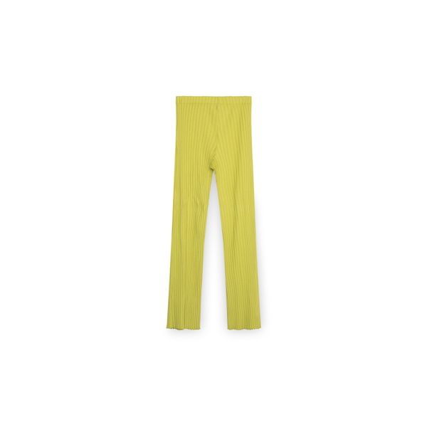 Simon Miller Chartreuse Ribbed Pants