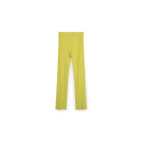 Simon Miller Chartreuse Ribbed Pants