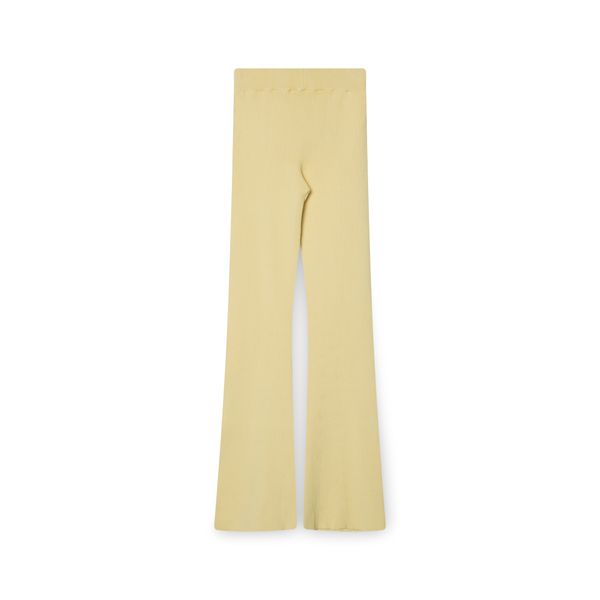 Aeron Egon Ribbed Flare Pants in Vanilla