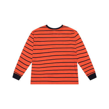 Carrots Orange and Navy Striped Wool Sweater