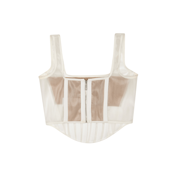 Dion Lee White Corset