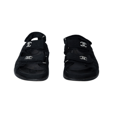 Chanel Interlocking CC Logo Sandals 