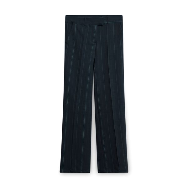 Pinstripe Pintuck Trouser