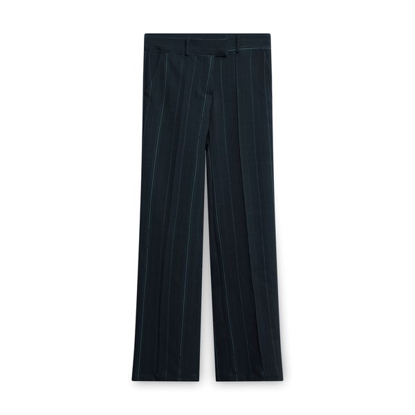 Pinstripe Pintuck Trouser