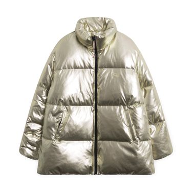 Tommy Icons Puffer Jacket - Metalic Gold 