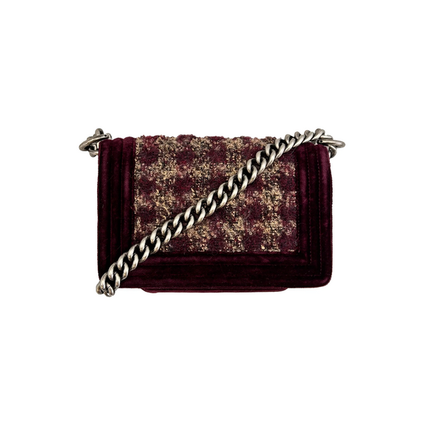 Chanel Tweed Boy Bag