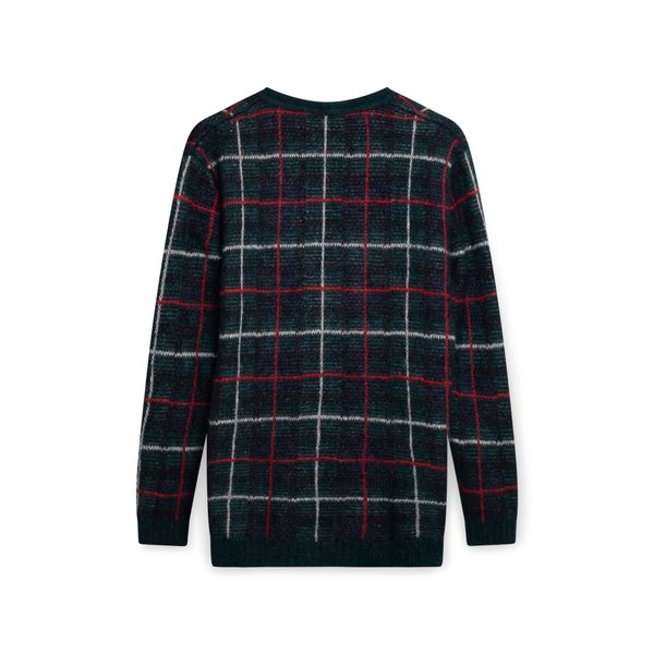 Saint Laurent Plaid Cardigan