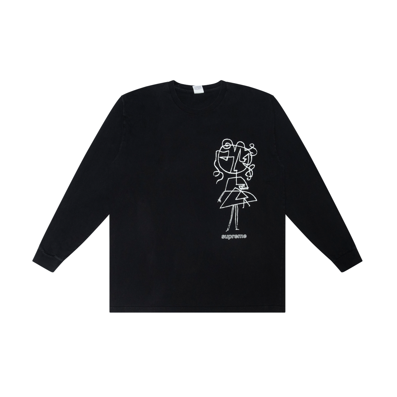 Supreme Girl Long Sleeve Tee by Dennis Todisco Basic.Space