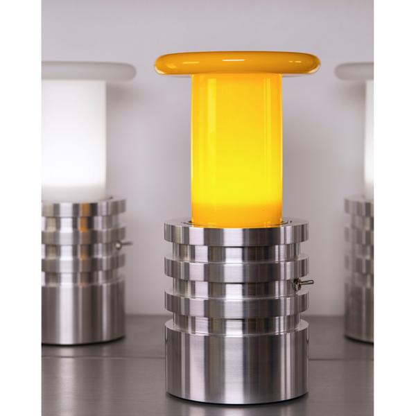 Mycelium Lamp in Glossy Yellow
