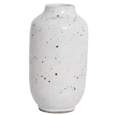 Vintage Cream Speckled Vase