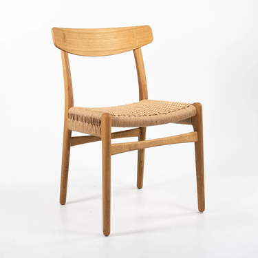 Oak and Paper Dining Chair by Hans Wegner for Carl Hansen, 2021