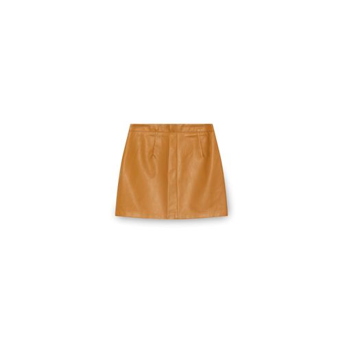 Vintage Faux Leather Skirt