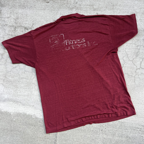 1980s Connecticut Bench Press Paper Thin Single Stitch Tee