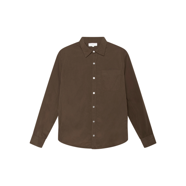 SKU Poplin Standard Shirt in Brown