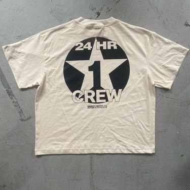 24 HR Crew Anniversary Shirt in Tan