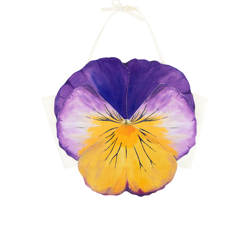 Purple Pansy Flower Top
