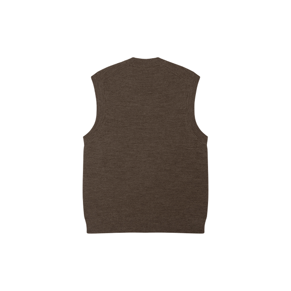 Lemaire Khaki V-Neck Vest