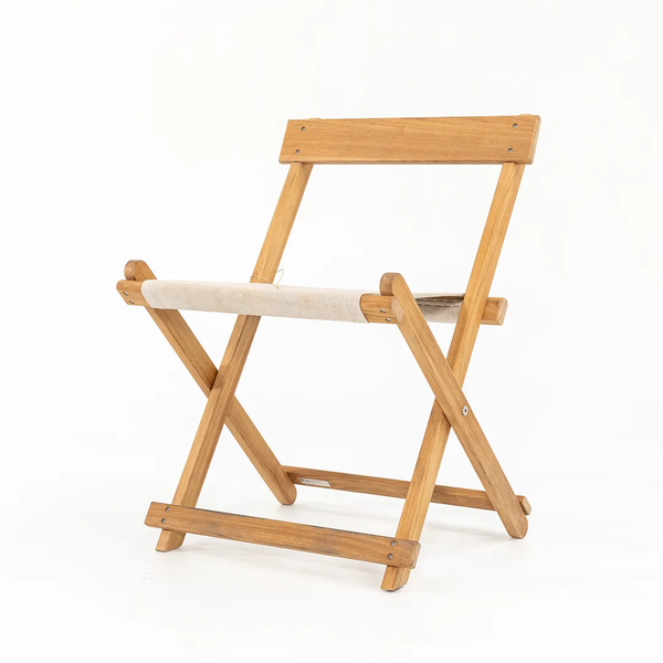 Teak and Canvas Chair by Borge Mogensen for Carl Hansen, 2021