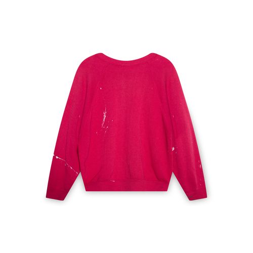 Chainstitch Sweater in Pink