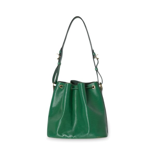 Louis Vuitton Epi Petit Noe Borneo Green Bag
