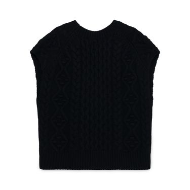 Loulou Studio Torreta Black Sweater Vest