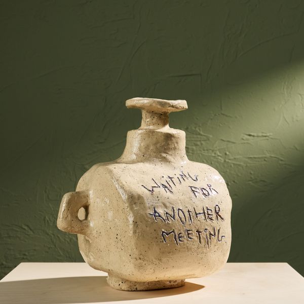 'Waiting For Another Meeting' Core Vessel by Willem van Hooff, Glazed Earthenware, The Netherlands, 2020s"