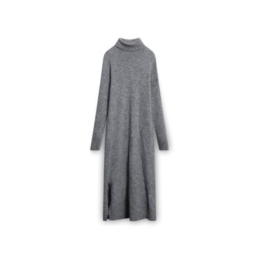 Designers Remix Charlotte Eskildsen Turtleneck Sweater Dress - Grey