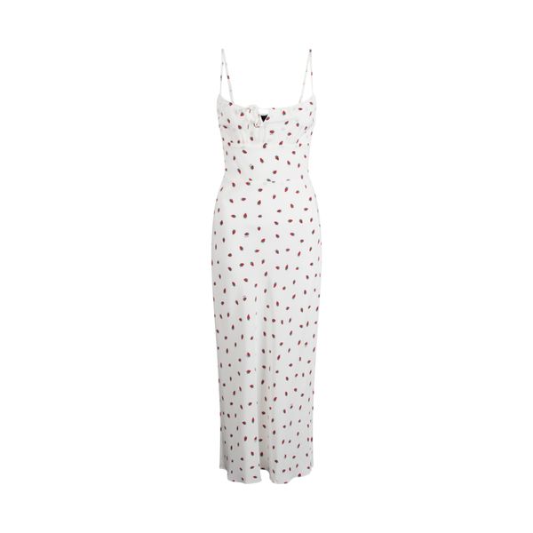 Réalisation Par Alba White Strawberry Dress