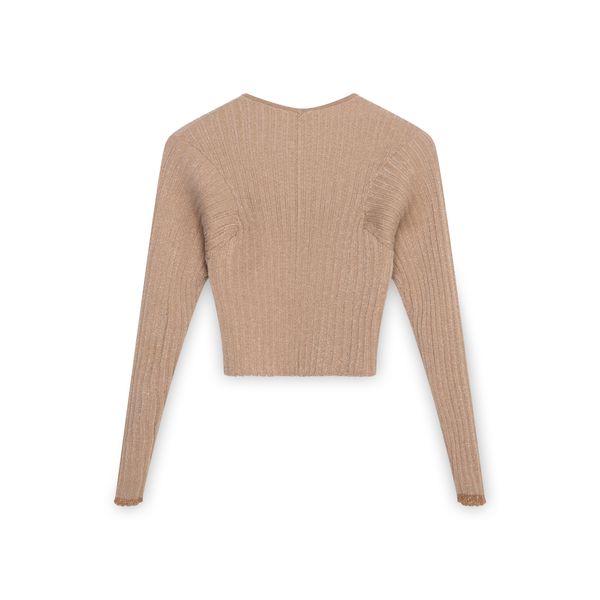 Chelsea Mack Camel Crop Top