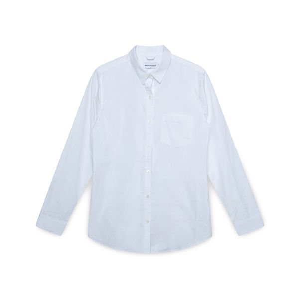 Marie Marot White Classic Button Up Shirt 