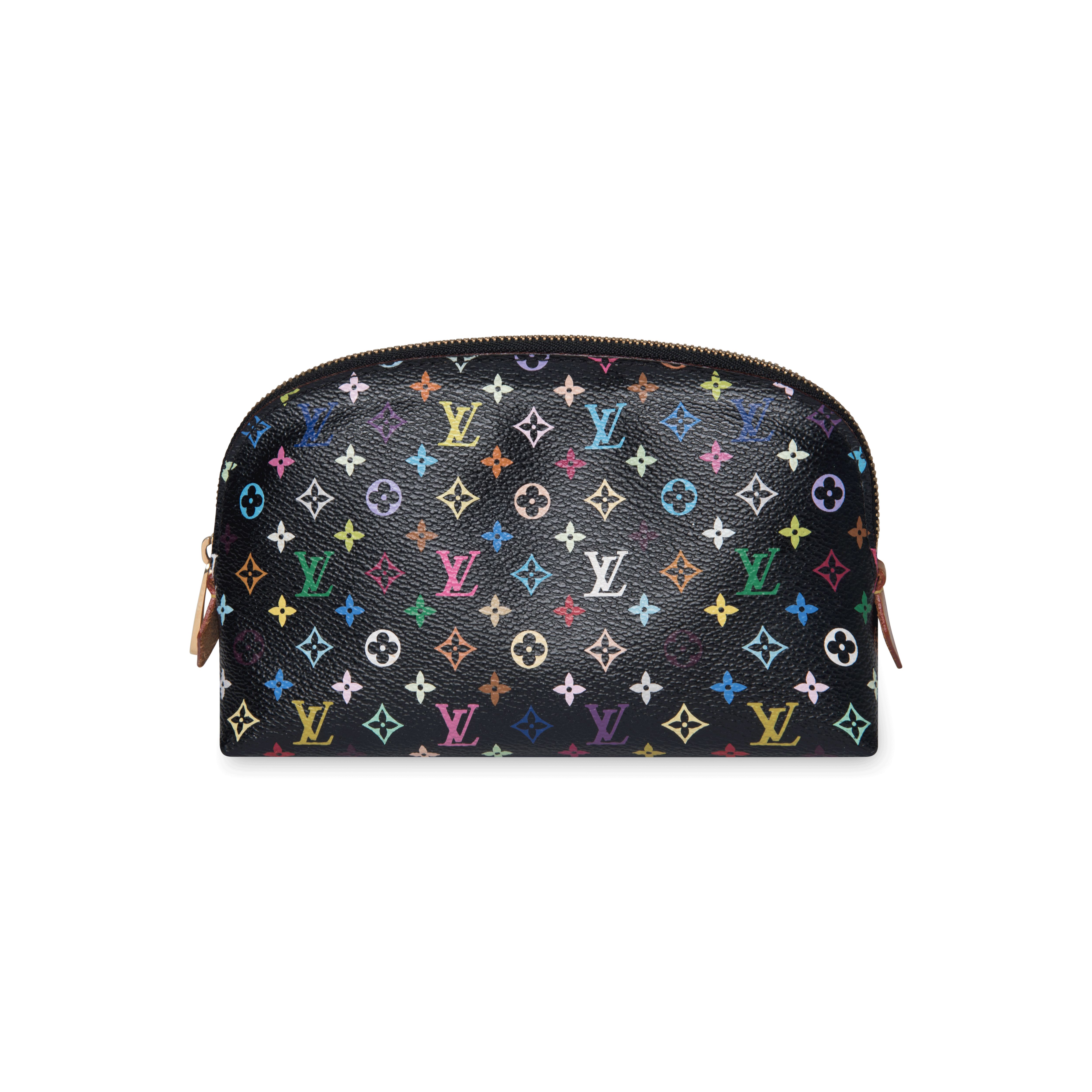 Louis Vuitton x Takashi Murakami Monogram Multicolor Cosmetic Pouch by Emily Oberg Basic.Space