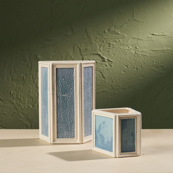 'Window' Series, Set of Two Glazed Ceramic Sculptures by Eunsol Kim, The Netherlands, 2025