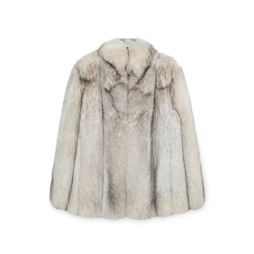 Vintage Hermès Cream Fur Jacket
