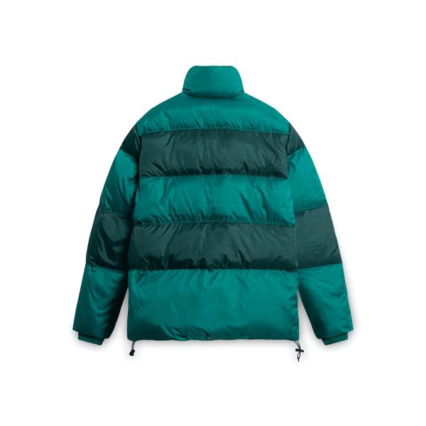 H2O Sportswear Green Striped Puffer Jacket