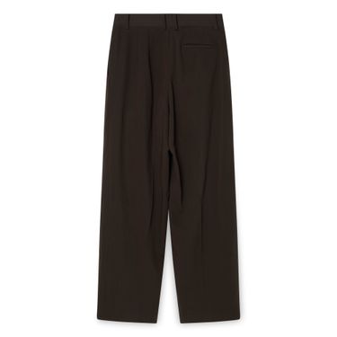 The Frankie Shop Aine Trousers in Brown
