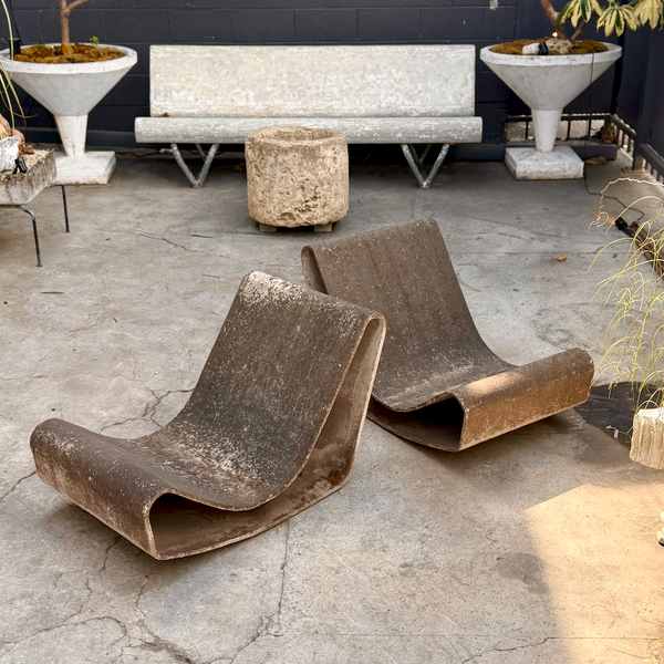 Pair of Loop Chairs by Willy Guhl