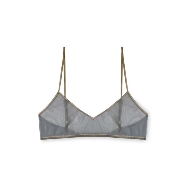 Dusty Blue Mesh Bralette