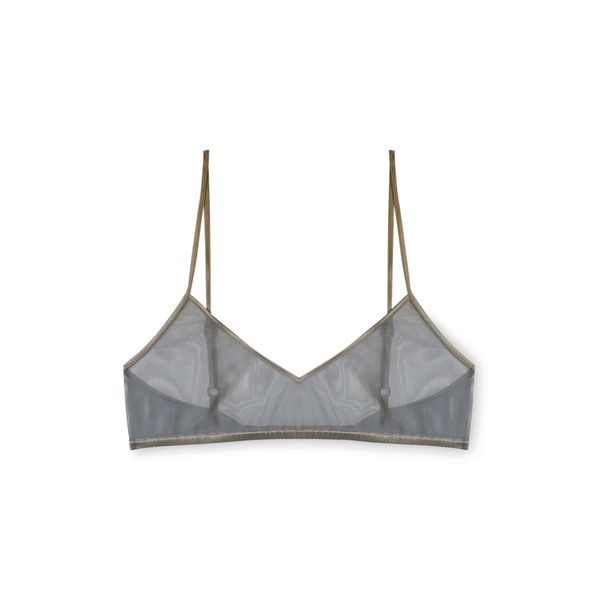 Dusty Blue Mesh Bralette