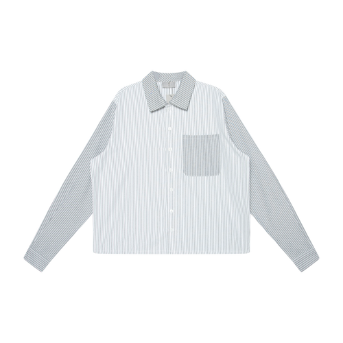Multi Box L/S Shirt in White