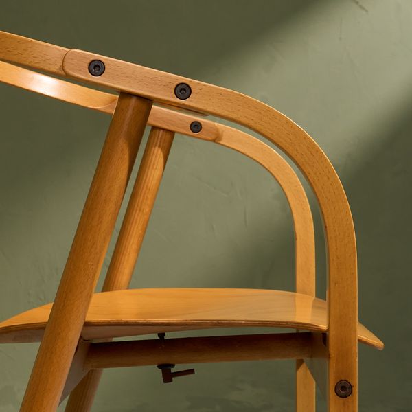 Set of 4 Demountable 'Otto' Chairs by Werther Toffoloni & Piero Palange for Ibis, Italy 1981