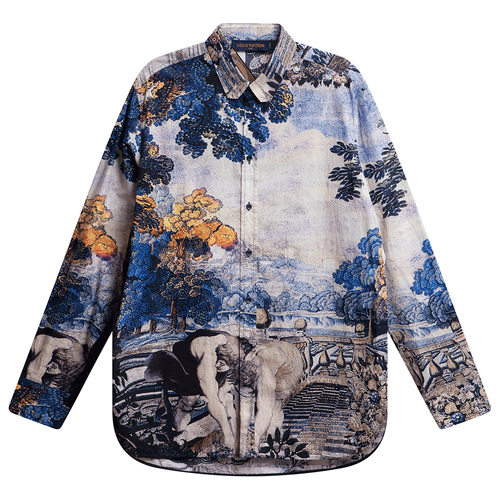 Louis Vuitton Tapestry Button Up