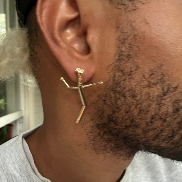 Wacky Tube Guy Earring