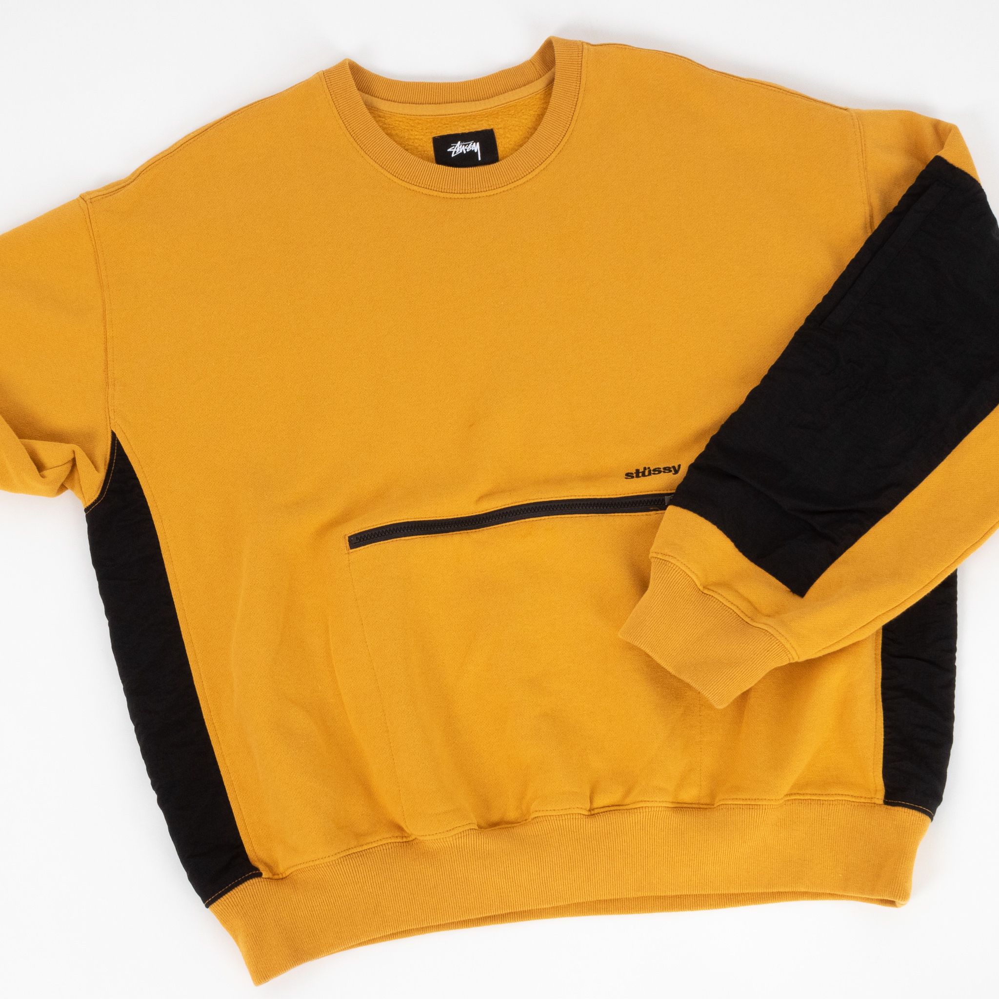 Stussy Simone Front Pocket Fleece Crewneck Sweater by Ganna Bogdan