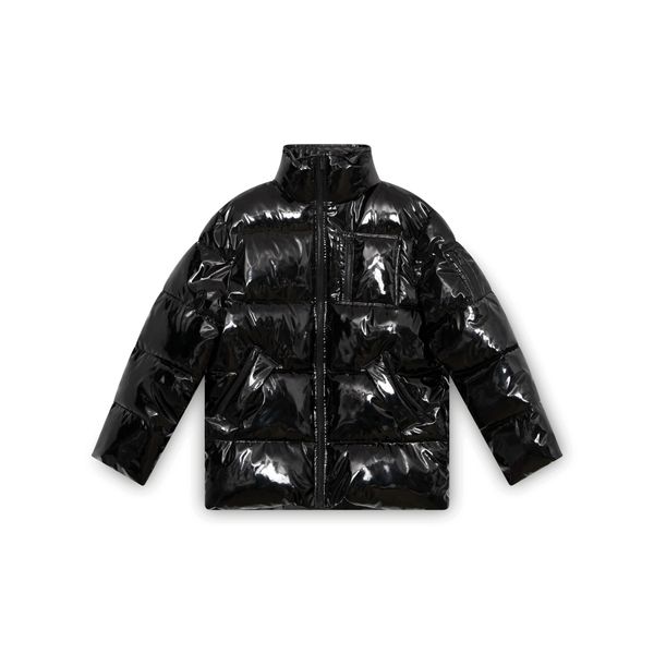 The Kooples Oversized Vinyl Down Jacket