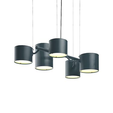 Black Statistocrat Suspended Lamp by Atelier Van Lieshout for MOOOI, 2022